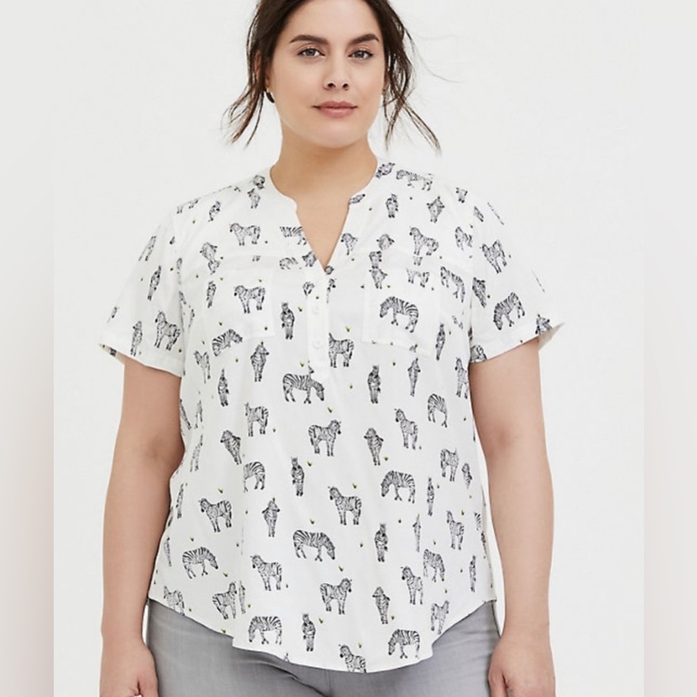 Torrid Zebra Print Top